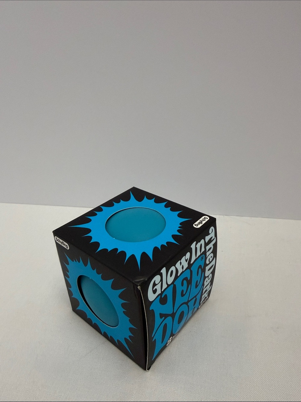 Schylling Needoh Glow in the dark- Blue  Squishy NEW